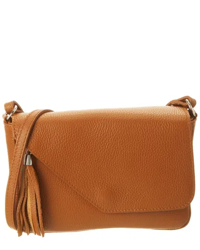 Persaman New York Penelope Leather Shoulder Bag In Brown