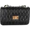 Persaman New York Quilted Crossbody Bag In Black