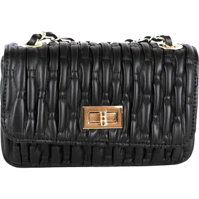 Persaman New York Quilted Crossbody Bag In Black