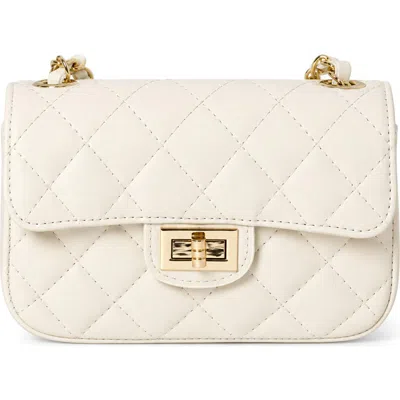 Persaman New York Quilted Crossbody Bag In White