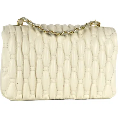 Persaman New York Quilted Crossbody Bag In Yellow