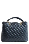 Persaman New York Quilted Tote In Black