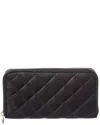 Persaman New York Quincy Quilted Leather Wallet In Black