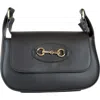 Persaman New York Reagan Bit Leather Shoulder Bag In Black