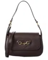Persaman New York Reagan Leather Shoulder Bag In Purple