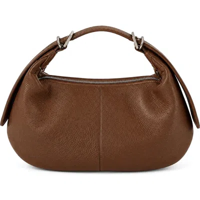 Persaman New York Reagan Leather Shoulder Bag In Brown