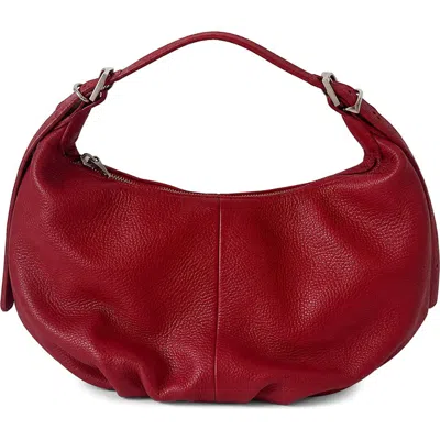 Persaman New York Reagan Leather Shoulder Bag In Red