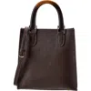 Persaman New York Riley 18 Tote In Brown