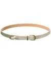 Persaman New York Riley Leather Belt In Green
