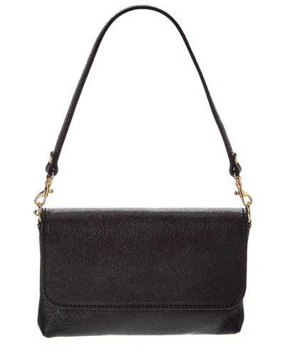 Persaman New York Rory Leather Clutch In Black