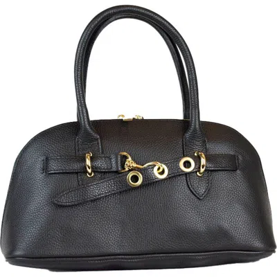 Persaman New York Satchel Bag In Black