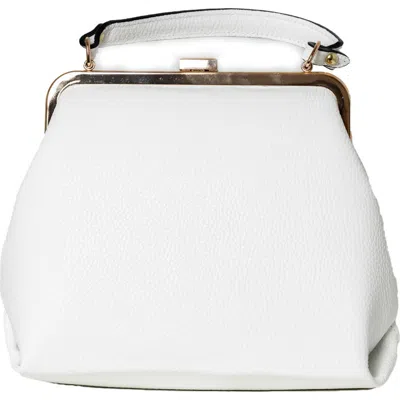 Persaman New York Satchel Top-handle Bag In White
