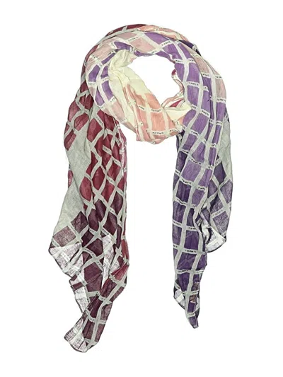 Pre-owned Persaman New York Scarf In Purple