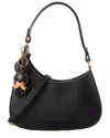 Persaman New York Sloane Leather Shoulder Bag In Black