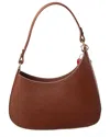 Persaman New York Sloane Leather Shoulder Bag In Brown