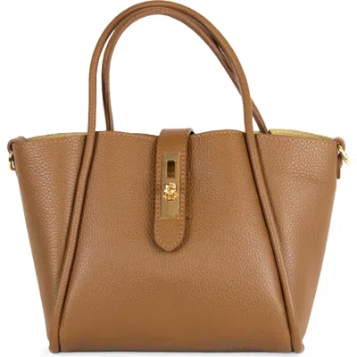 Persaman New York Small Tatum Tote In Brown