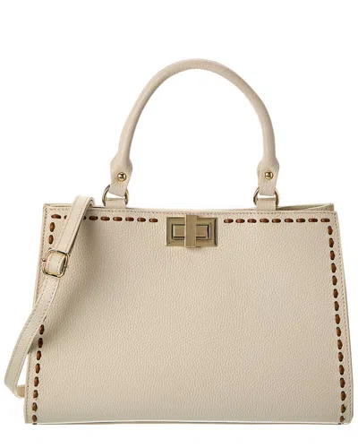 Persaman New York Solene Contrast Stitch Tote