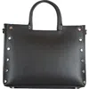 Persaman New York Studded Tote In Black