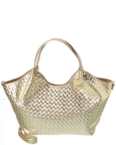 Persaman New York Yara Metallic Leather Tote