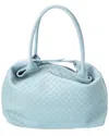 Persaman New York Zoey16 Embossed Leather Tote In Blue