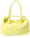 Persaman New York Zoey16 Embossed Leather Tote In Yellow
