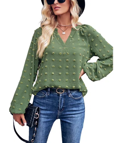Persea Blouse In Green