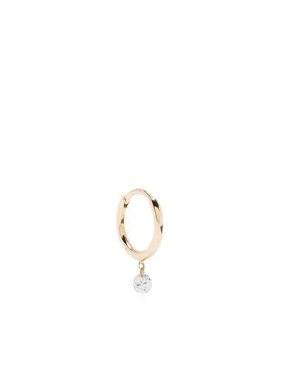 Persée 18k Yellow Gold Drop Hoop Earring