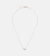 Persée 18kt Gold Necklace With Diamonds In Gold