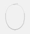 Persée 18kt White Gold Tennis Necklace With Diamonds In Silver