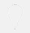Persée Floating 18kt White Gold Necklace With Diamonds In Silver
