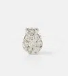 Persée Floating 18kt White Gold Ring With Diamond In Metallic
