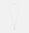Persée Heart Locket 9kt Gold Necklace With Diamonds In Gold
