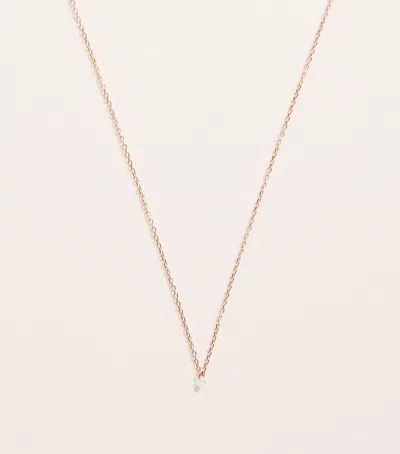 Persée Mini Rose Gold And Diamond Danaé Necklace