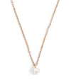 Persée Rose Gold And Diamond Danaé Necklace In Rose Gold