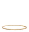 PERSÉE SMALL YELLOW GOLD AND DIAMOND ZEUS BANGLE