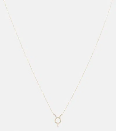 Persée Taurus 18kt Gold Necklace With Diamonds In Yellow