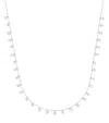 Persée White Gold And Diamond 31-stone Danaé Chain Necklace In White