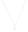 Persée White Gold And Diamond Alphabet Necklace In White