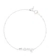 Persée White Gold And Diamond Around The Words Mama Bracelet In White