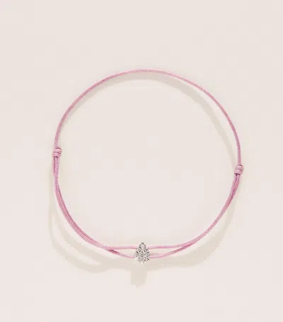 Persée White Gold And Diamond Danaé Cord Bracelet