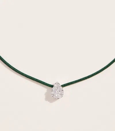 Persée White Gold And Diamond Danaé Cord Necklace