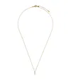 Persée Yellow Gold And Diamond 3-stone Danaé Necklace In Gold