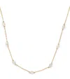 Persée Yellow Gold And Diamond 7-stone Danaé Necklace In Gold