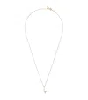 Persée Yellow Gold And Diamond Alphabet Necklace In Gold