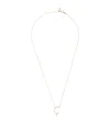 Persée Yellow Gold And Diamond Alphabet Necklace In Gold
