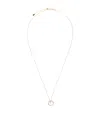 Persée Yellow Gold And Diamond Commic Strip Necklace In Gold