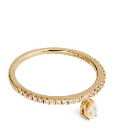 Persée Yellow Gold And Diamond Héra Ring