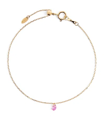 Persée Yellow Gold And Sapphire La Vie En Rose Bracelet