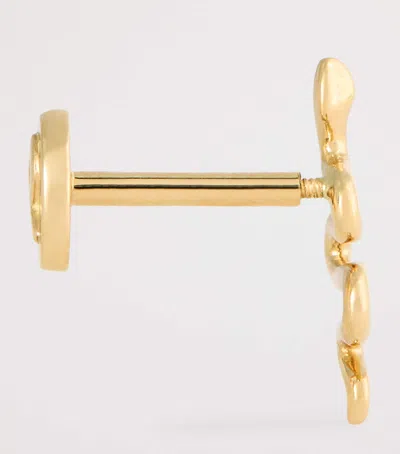 Persée Yellow Gold Snake Single Earring