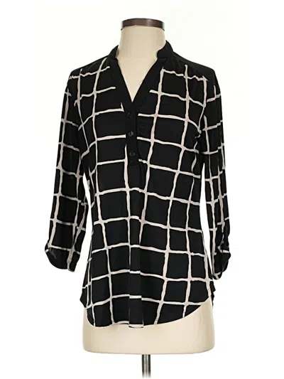 Pre-owned Perseption Concept 3/4 Sleeve T-shirt In Black